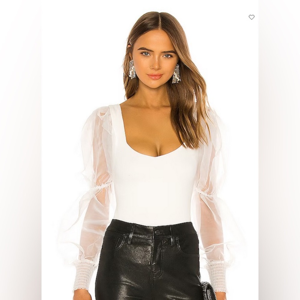 Revolve White Bodysuit